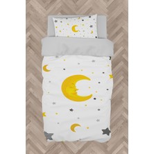 Mekta Home  Ay ve Yıldız Desenli Nevresim Takımı