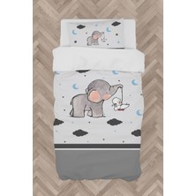 Mekta Home  Fil ve Tavşan Desenli Nevresim Takımı