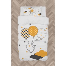 Mekta Home  Üç Balonlu Yıldız Desenli Nevresim Takımı