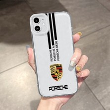 HONTINGA iPhone 11 ile Uyumlu Kılıfı Şeffaf Kamera Korumali Araba Logosu Desen Airbag Yumuşak Silikon Telefon Kılıfı K5-0259