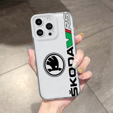 HONTINGA iPhone 14 Pro Max ile Uyumlu Şeffaf Kılıfı Kamera Korumali Araba Markası Desen Airbag Yumuşak Silikon Telefon Kılıfı K5-0260