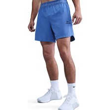 Nike Pro Dri Fit 6 Mens Training Short Blue Erkek Antreman Şortu Mavi