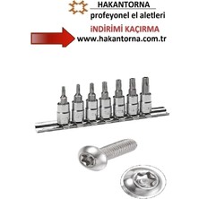 ALWAYSSPEED Ht- Retta 1/4 Lokmalı Delikli Torx Takımı 5 Köşe 7 Parça