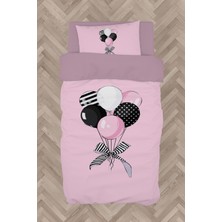 Mekta Home  Kurdeleli Balonlar Desenli Nevresim Takımı