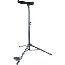 Konig & Meyer 15045-011-55 Kontrafagot Sehpası | Özel Koruyucu Kaplama Yüksekliği Ayarlanabilir Destek Kolları ve Katlanabilir Ergonomik Tasarım