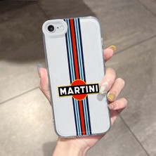 HONTINGA iPhone Se 2020 ile Uyumlu Kılıfı Şeffaf Kamera Korumali Araba Markası Desen Airbag Yumuşak Silikon Telefon Kılıfı K5-0257