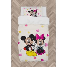 Mekta Home  Mickey ve Minnie Mause Desenli Nevresim Takımı