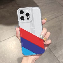 HONTINGA iPhone 15 Pro Max ile Uyumlu Kılıfı Şeffaf Kamera Korumali Bmw Desen Yumuşak Silikon Telefon Kılıfı K5-0258