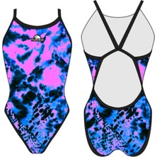 Turbo Kadın Yüzücü Mayosu 'revolutıon Taka Royal Swımmıng - Renkli - L