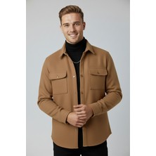 Rizzup Erkek Kahve Premium Kaşe Ceket – Şık, Modern ve Sıcak Tutan Tasarım Ceket Mont 2500559