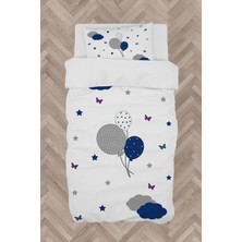 Mekta Home  Kelebekli Balon Desenli Nevresim Takımı
