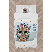 Mekta Home  Baykuş Desenli Nevresim Takımı