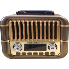 Everton RT-722   Şarjlı Dijital Göstergeli Nostaljik Radyo( Bluetooth-Usb-Sd-Fm)