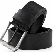 Rizzup Siyah Hakiki Deri Spor Erkek Kemer – 3,5 cm Genişlik, Şık ve Dayanıklı 2502634