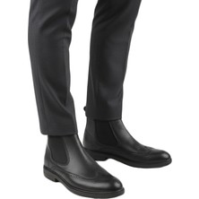 Rizzup Erkek Siyah Orijinal Deri Kürklü Bot – Ortopedik & Kaymaz Taban 2509986