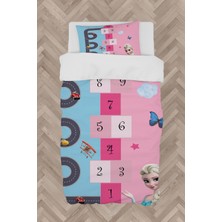 Mekta Home  Erkek ve Kız Için Ortak Desenli Nevresim Takımı