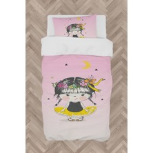 Mekta Home  Balerin Çocuk Desenli Nevresim Takımı