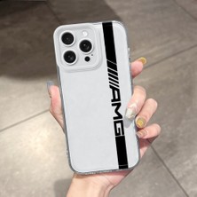 HONTINGA iPhone 15 Pro Max ile Uyumlu Kılıfı Şeffaf Kamera Korumali Araba Logosu Desen Airbag Yumuşak Silikon Telefon Kılıfı K5-0259