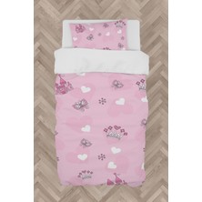 Mekta Home  Sesekli Kelebek Desenli Nevresim Takımı