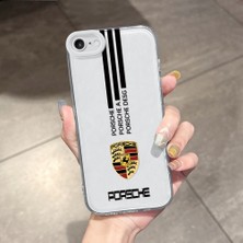 HONTINGA iPhone 7 ile Uyumlu Kılıfı Şeffaf Kamera Korumali Araba Logosu Desen Airbag Yumuşak Silikon Telefon Kılıfı K5-0259