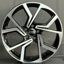 ELIT WHEELS 5*112*19*8.0 ET50 CH57.6 BLACK DİAMOND EW09-CYCLONE JANT *