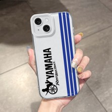 HONTINGA iPhone 15 ile Uyumlu Şeffaf Kılıfı Kamera Korumali Araba Markası Desen Airbag Yumuşak Silikon Telefon Kılıfı K5-0260