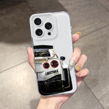 HONTINGA iPhone 16 Pro ile Uyumlu Kılıfı Şeffaf Kamera Korumali Hayal Arabası Desen Airbag Yumuşak Silikon Telefon Kılıfı K5-0263