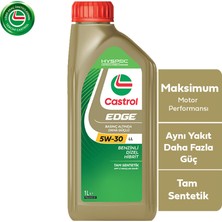 Castrol Edge 5W-30 Ll 1 Litre Motor Yağı ( Üretim Yılı 2025 )