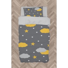 Mekta Home  Bulut ve Yıldız Desenli Nevresim Takımı