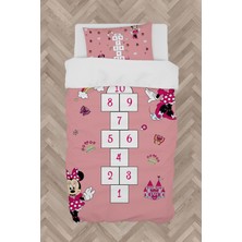 Mekta Home  Seksekli Minnie Mouse Desenli Nevresim Takımı
