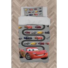 Mekta Home  Mcqueen ve Yol Desenli Nevresim Takımı