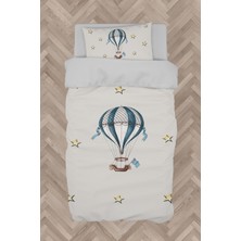 Mekta Home  Uçan Balon ve Yıldızlar Desenli Nevresim Takımı