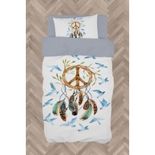 Mekta Home  Kuş Desenli Nevresim Takımı