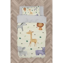 Mekta Home  Safari Desenli Nevresim Takımı