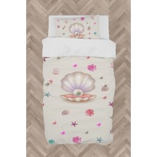 Mekta Home  Deniz Yıldızlı Seksek Desenli Nevresim Takımı