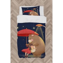 Mekta Home  Sevimli Ayıcık Desenli Nevresim Takımı