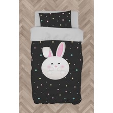 Mekta Home  Tavşan ve Seksek Desenli Nevresim Takımı