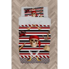 Mekta Home  Kuru Kafa Desenli Nevresim Takımı