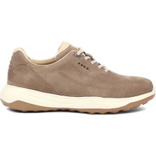 Celal Gültekin Erkek Kum Kalın Tabanlı Nubuk Deri Sneaker