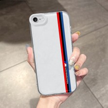 HONTINGA iPhone 8 ile Uyumlu Kılıfı Şeffaf Kamera Korumali Bmw Desen Airbag Yumuşak Silikon Telefon Kılıfı K5-0252
