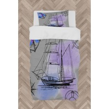 Mekta Home  Korsan Gemi Desenli Nevresim Takımı