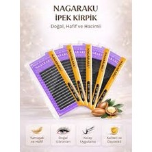 Nagaraku Yeni Seri Ipek Kirpik D Kıvrım 0,07 Kalınlık Klasik Takma Kirpik Boyları