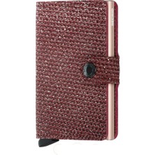 Secrid Miniwallet Sparkle Red Cüzdan Kartlık