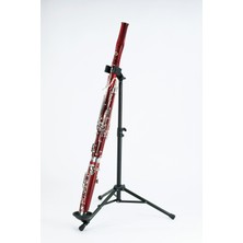 Konig & Meyer 15010-011-55 Profesyonel Fagot Sehpası | Alman Mühendisliği Dayanıklı Çelik Gövde ve Enstrümanı Çizilmelerden Koruyan Yumuşak Destekler