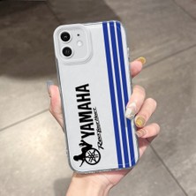 HONTINGA iPhone 12 ile Uyumlu Şeffaf Kılıfı Kamera Korumali Araba Markası Desen Airbag Yumuşak Silikon Telefon Kılıfı K5-0260