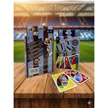 Taraftar Uno Oyun Kartları 112 Kartli Kalın Deste Aile ve Arkadaşlar Için Eğlenceli Kart Oyunu