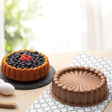 Cadderoyal Nehir Papatya Döküm Kek Kalıbı 26 cm Granit Kaplama Dirençli Malzeme