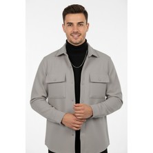 Rizzup Erkek Koyu Gri Premium Kaşe Ceket – Şık, Modern ve Sıcak Tutan Tasarım Ceket Mont 2500559