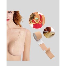 Renklime Görünmez Destekleyici Göğüs Bandı – Askısız ve Sırtı Açık Kıyafetler Için