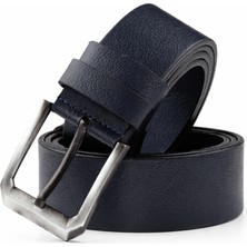 Rizzup Lacivert Hakiki Deri Spor Erkek Kemer – 3,5 cm Genişlik, Şık ve Dayanıklı 2502634